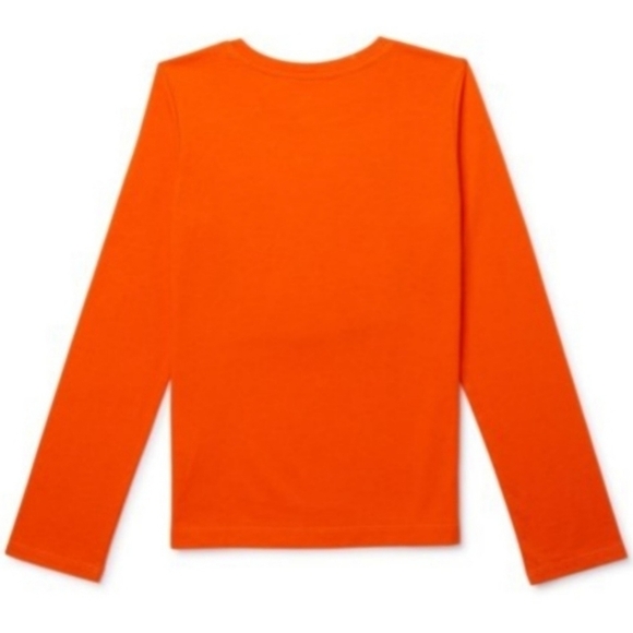 NWT Way To Celebrate Halloween Orange Long Sleeve "TOO CUTE TO SPOOK" Girls 4/5 - Picture 2 of 11